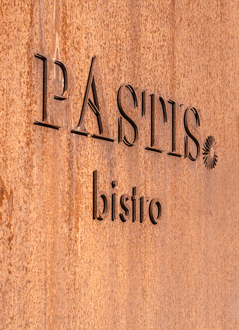 Pastis Bistro - Metallschild
